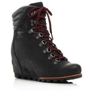 Sorel Conquest Wedge - Black 7.5 New In Box!
